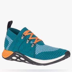 Merrell Vibrant Teal and Orange Sneakers